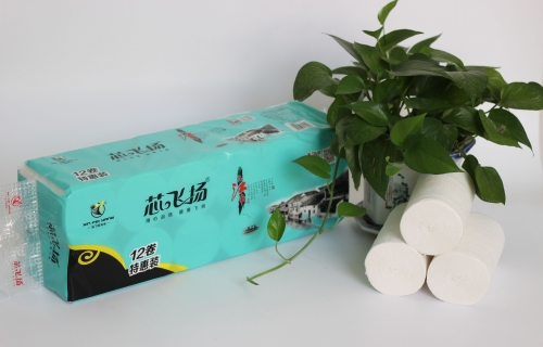 1600g快猫成人APP免费忆江南长条实芯卷纸12卷
