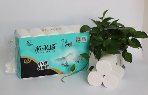 2000g快猫成人APP免费天地人和长条实芯卷纸15卷装